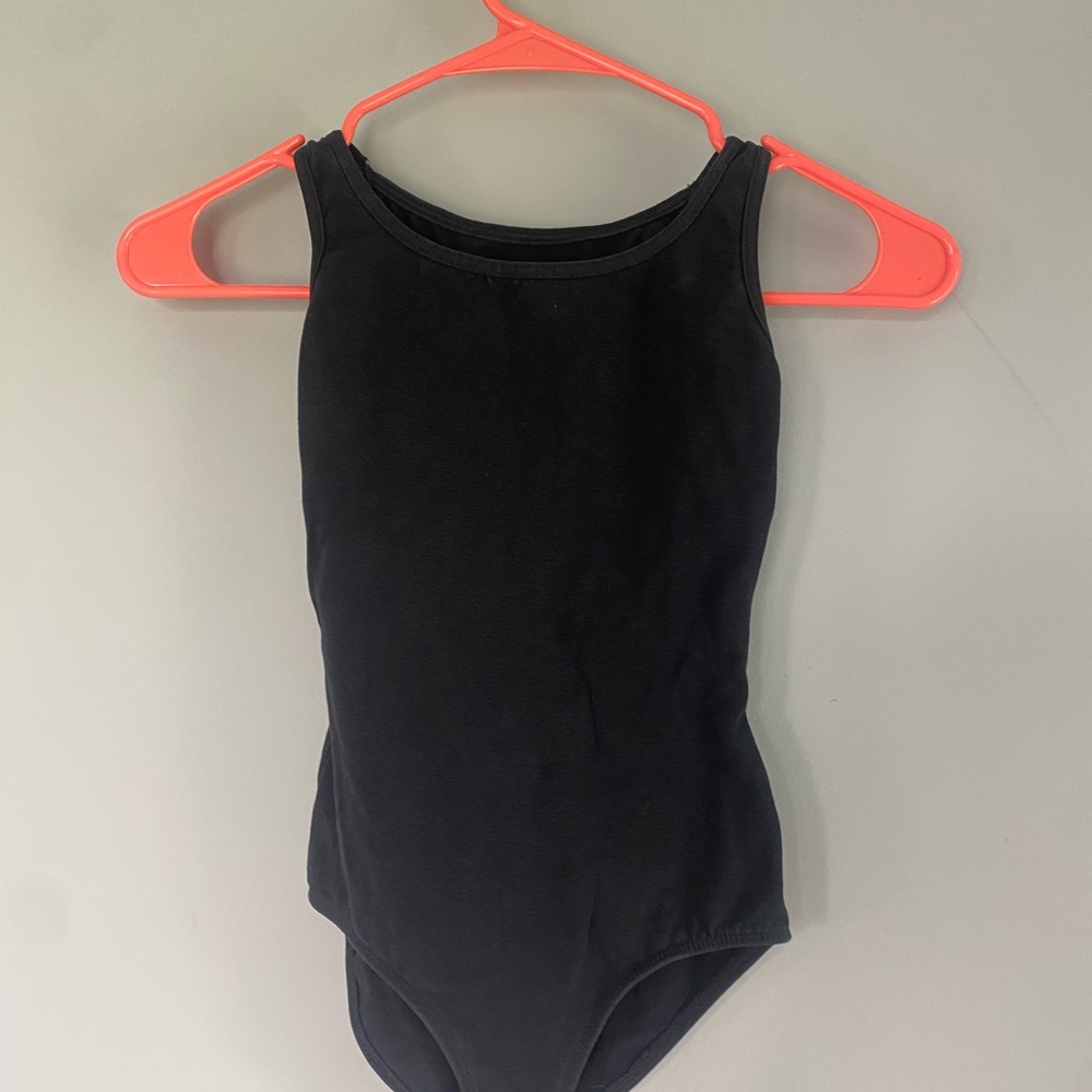 Natalie Dancewear Black Kids Leotard